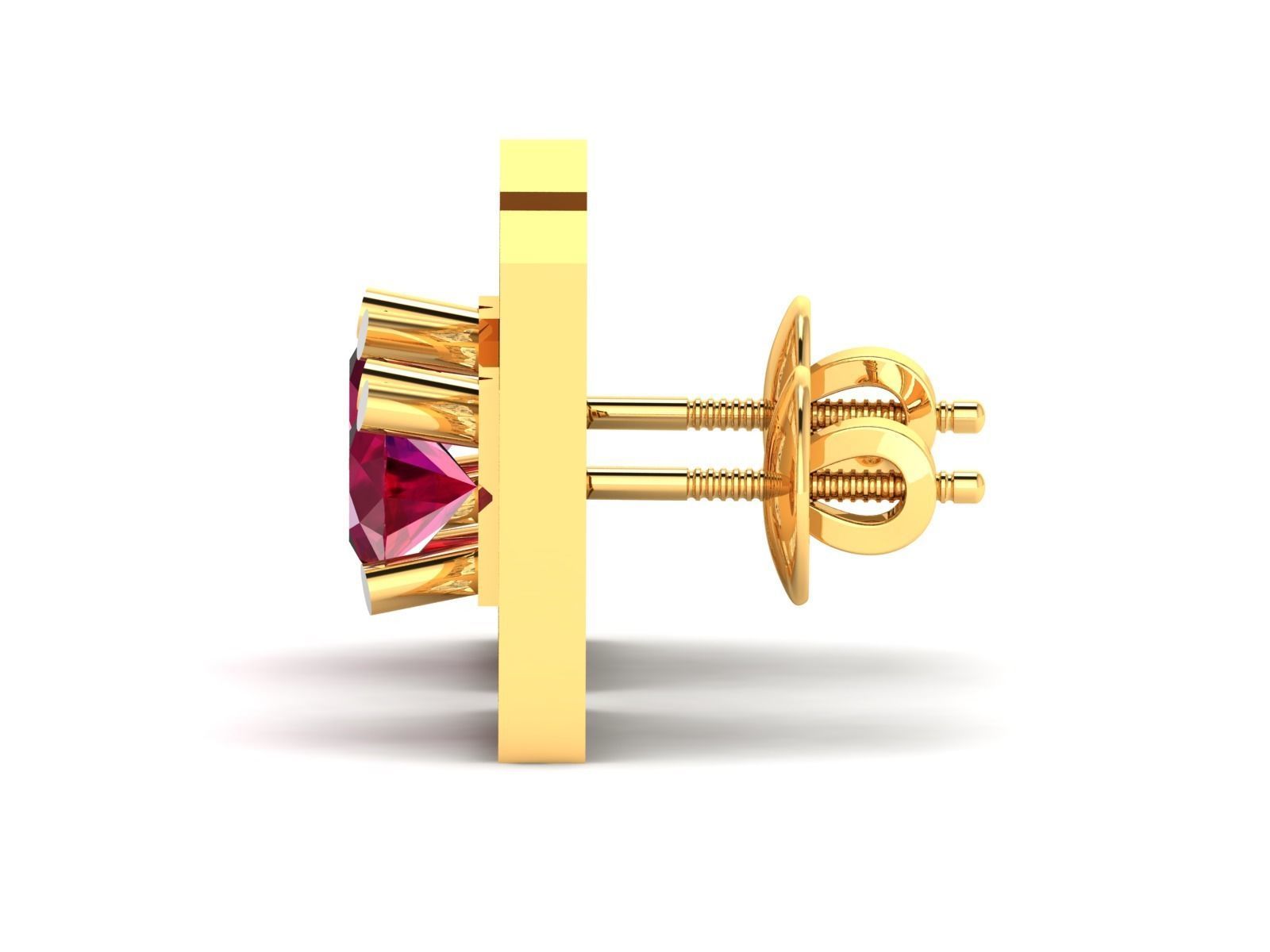 Earring 3Ddm stl obj fbx Render Details 3D print model_6