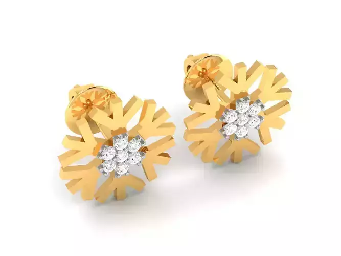 Earring 3Ddm stl obj fbx Render Details