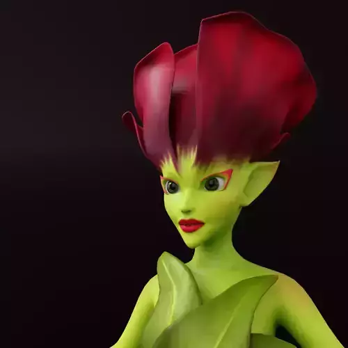 Humanoid Rose 3D model