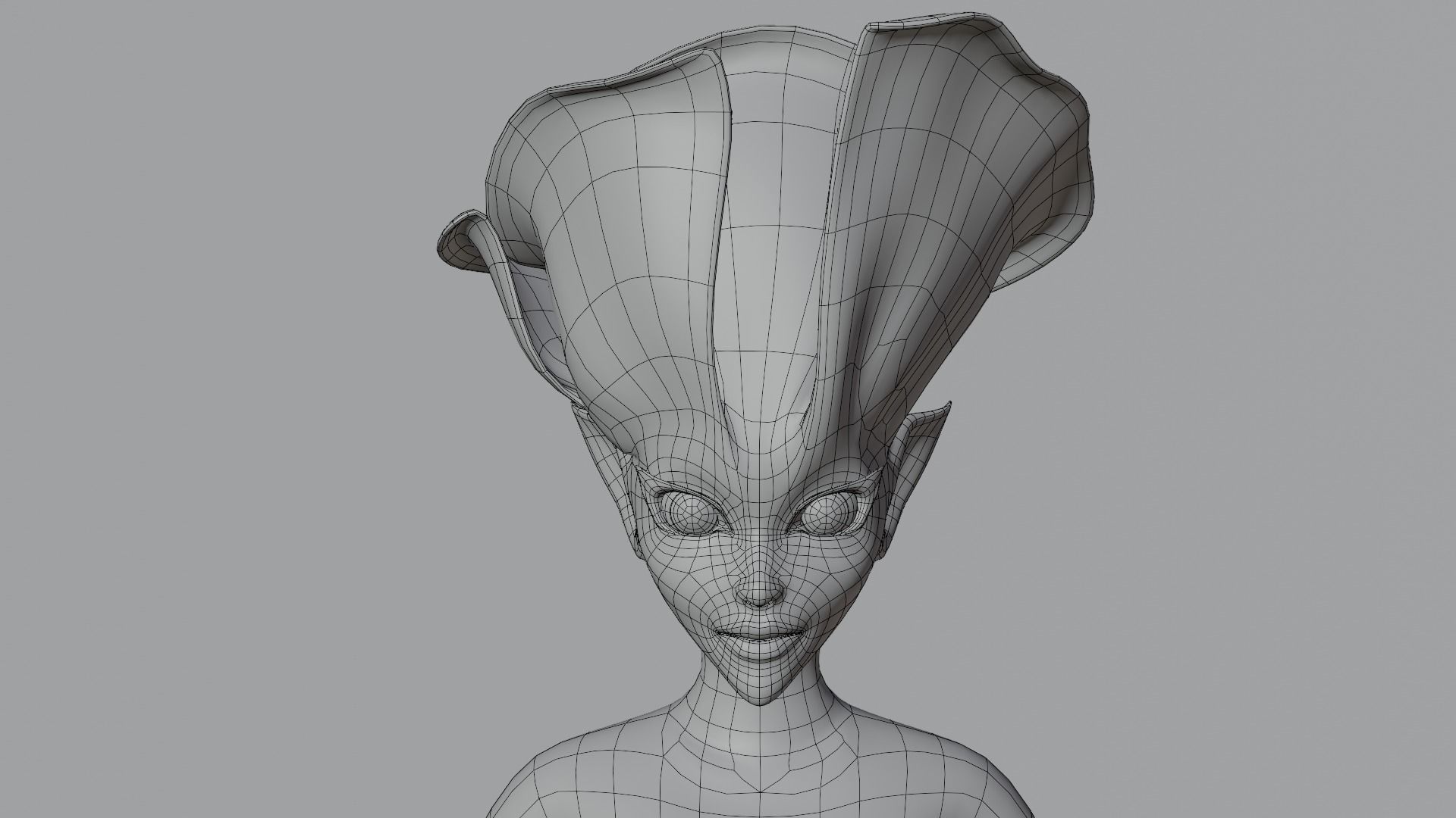 Humanoid Rose 3D model_7