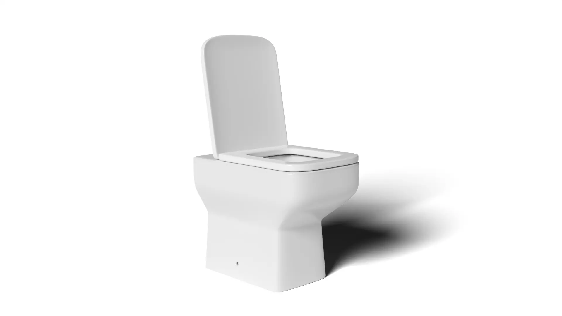 Tavistock Q60 460mm Short Projection Back To Wall Toilet 3D model