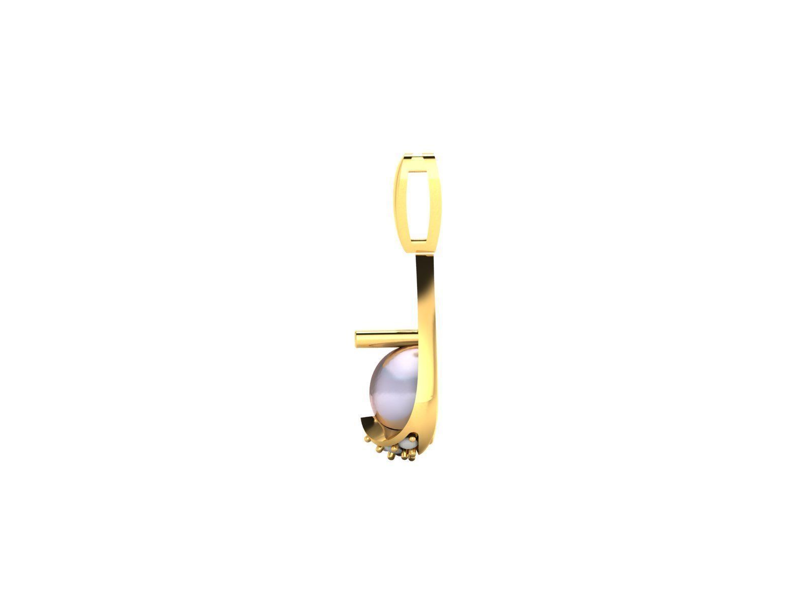 Women Earring 3dm stl fbx obj Render Details 3D print model_1