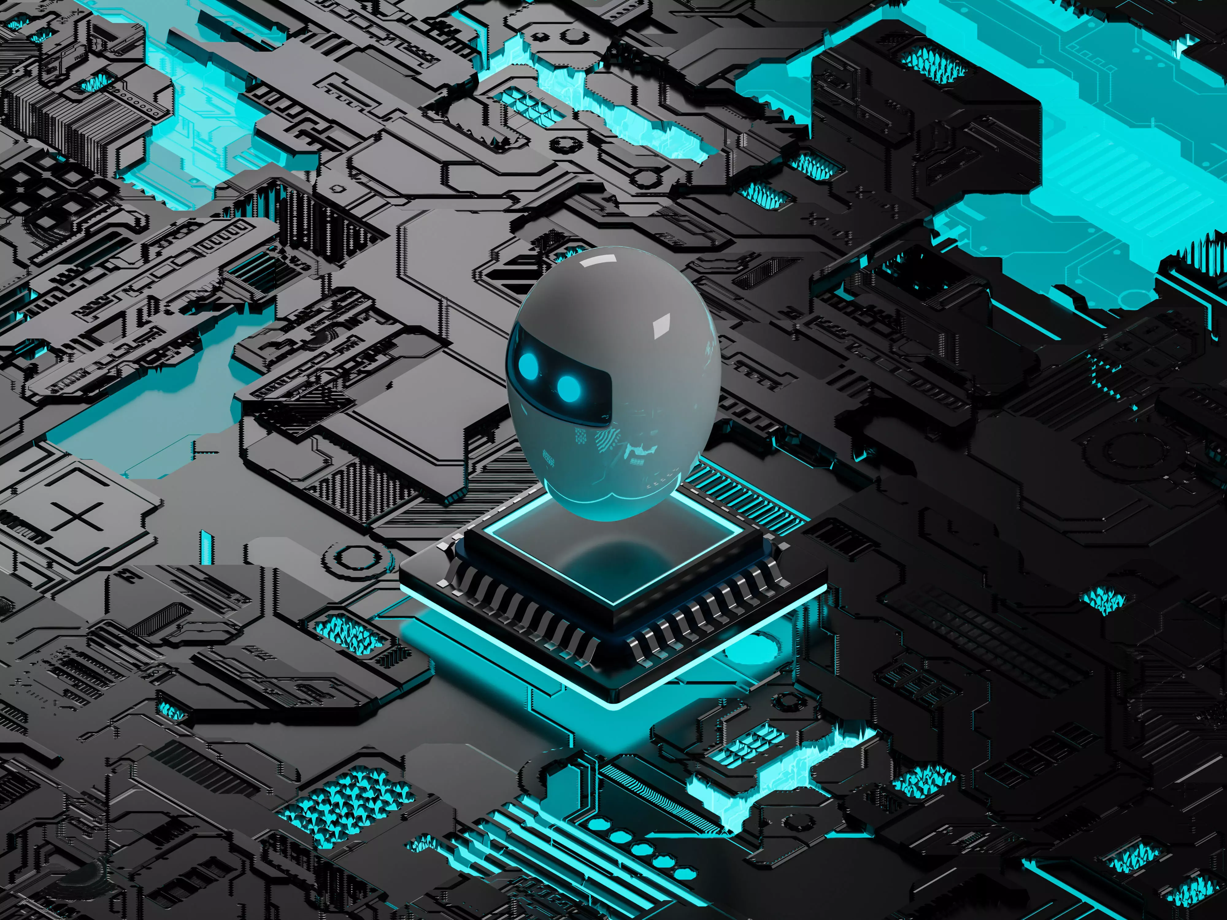 Artificial intelligence 3D model