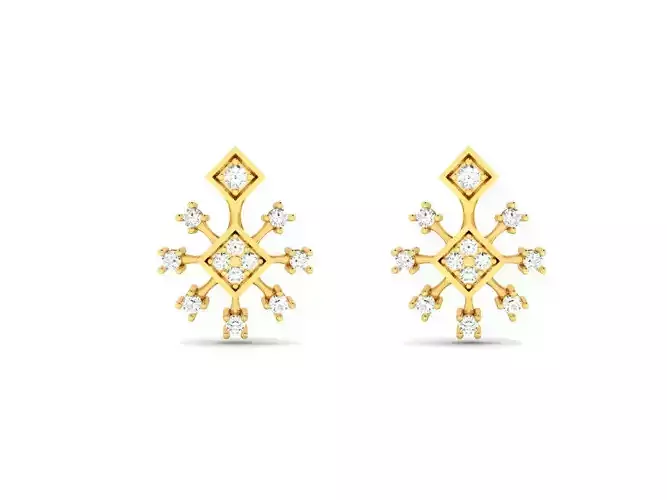 Women Earring 3dm stl fbx obj Render Details