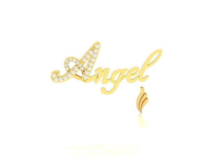 Angel Pendant 3D print model