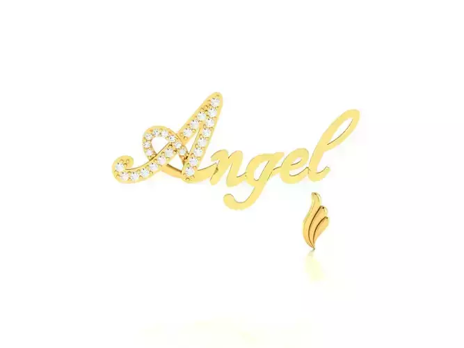 Angel Pendant 3D print model
