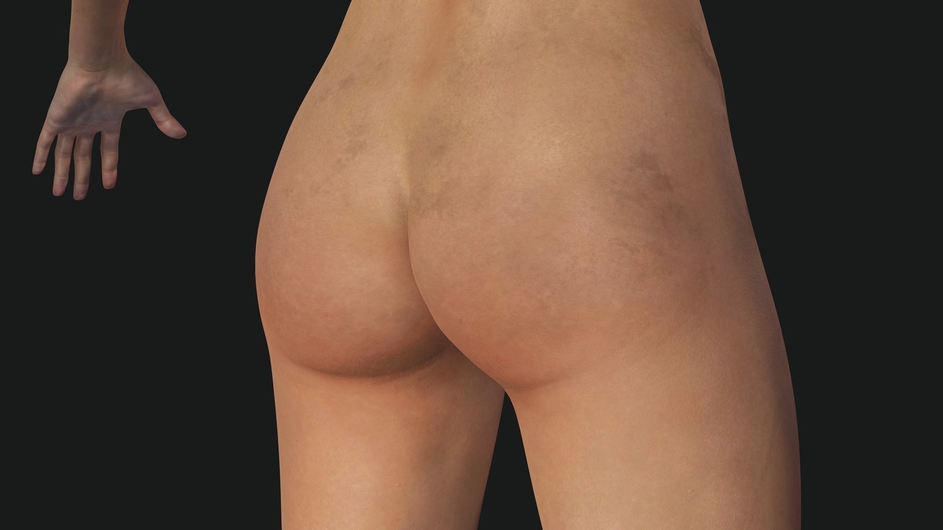 Survival Female Game Ready Low-poly 3D model_17