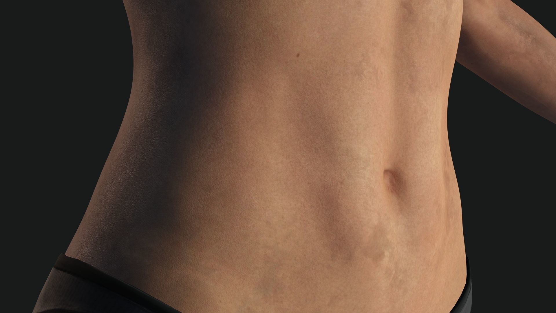 Survival Female Game Ready Low-poly 3D model_14