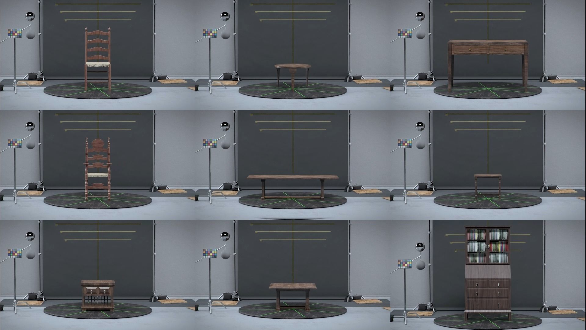 The Shining Overlook Hotel Interiors 3D Model Collection_38