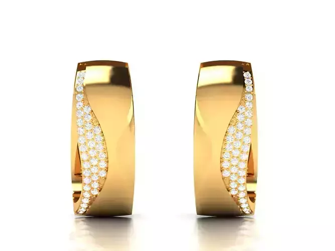 Women Earring 3dm stl fbx obj Render Details