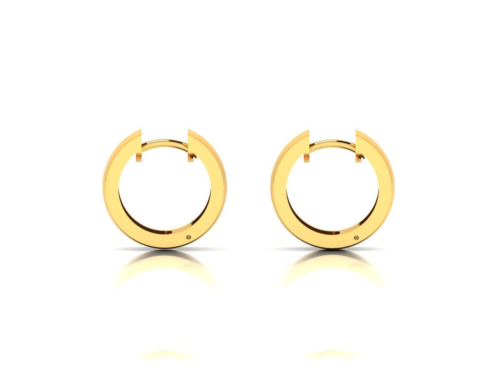 Women Earring 3dm stl fbx obj Render Details 3D print model_1