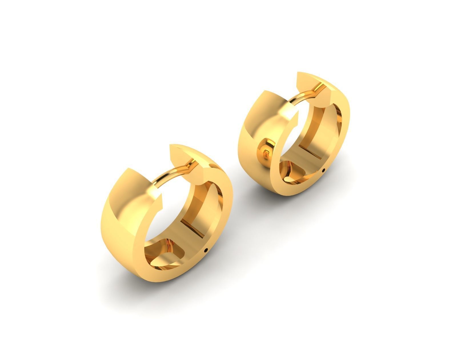 Women Earring 3dm stl fbx obj Render Details 3D print model_6