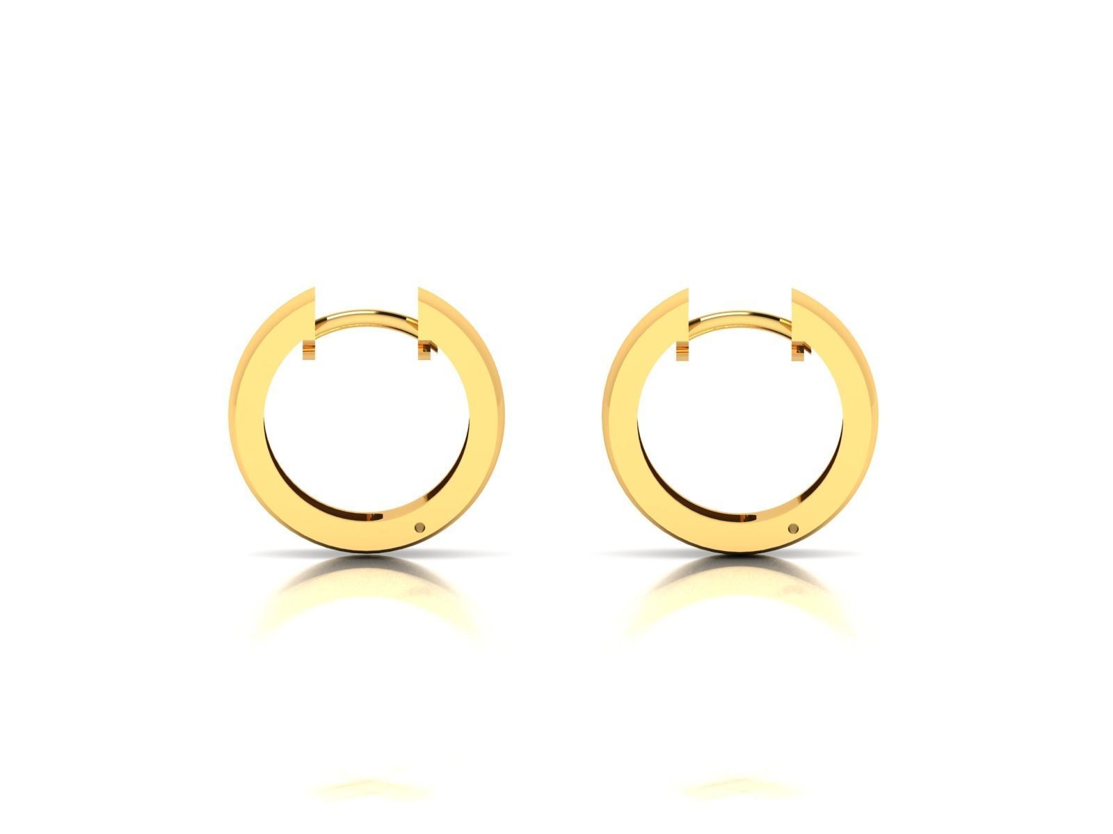 Women Earring 3dm stl fbx obj Render Details 3D print model_2