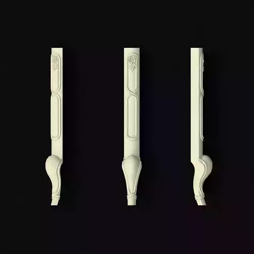 leg High quality 3d models for processing on a cnc machine