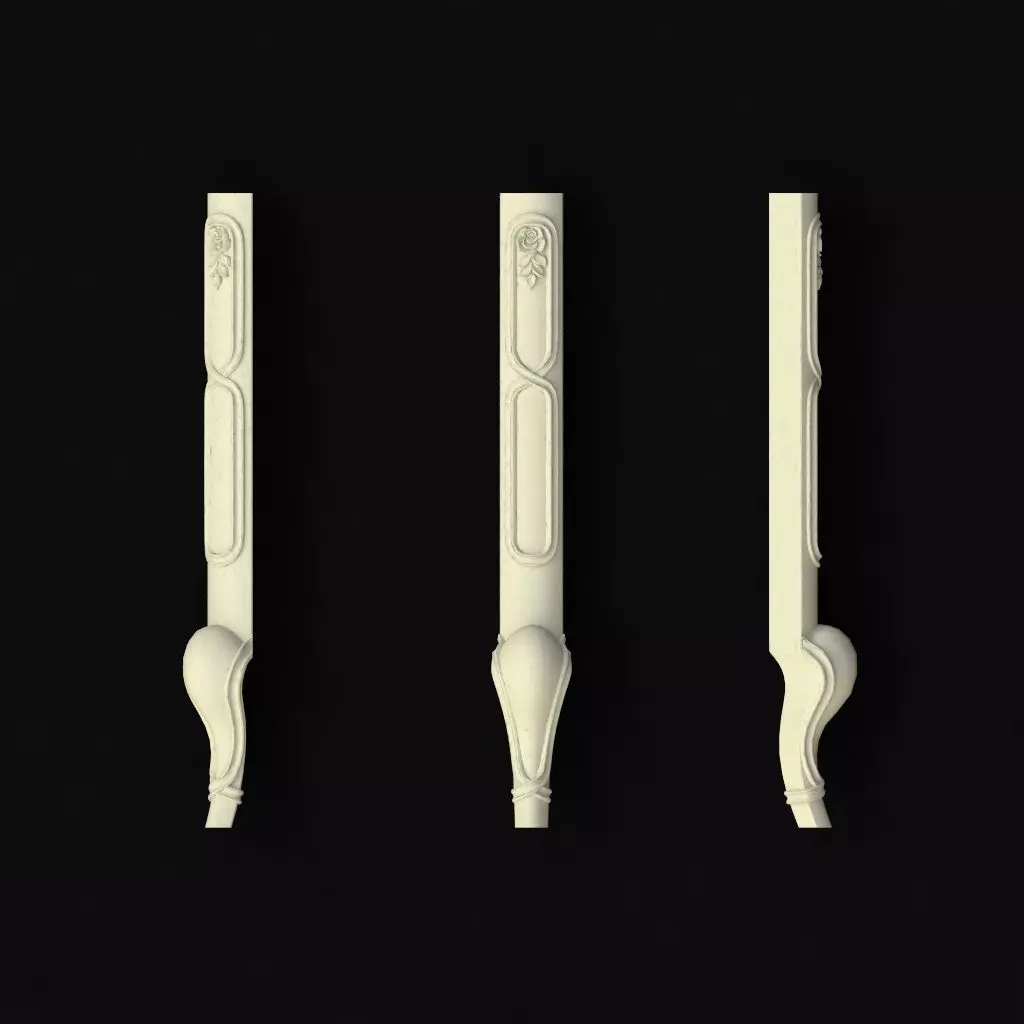 leg High quality 3d models for processing on a cnc machine 3D model_0