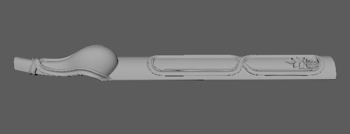 leg High quality 3d models for processing on a cnc machine 3D model_3