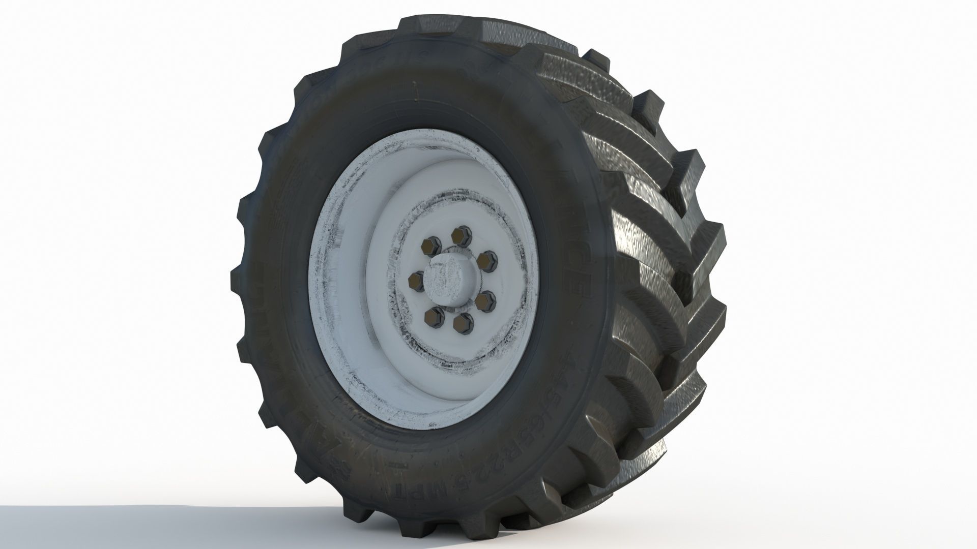 Tractor wheelset 3D model_12
