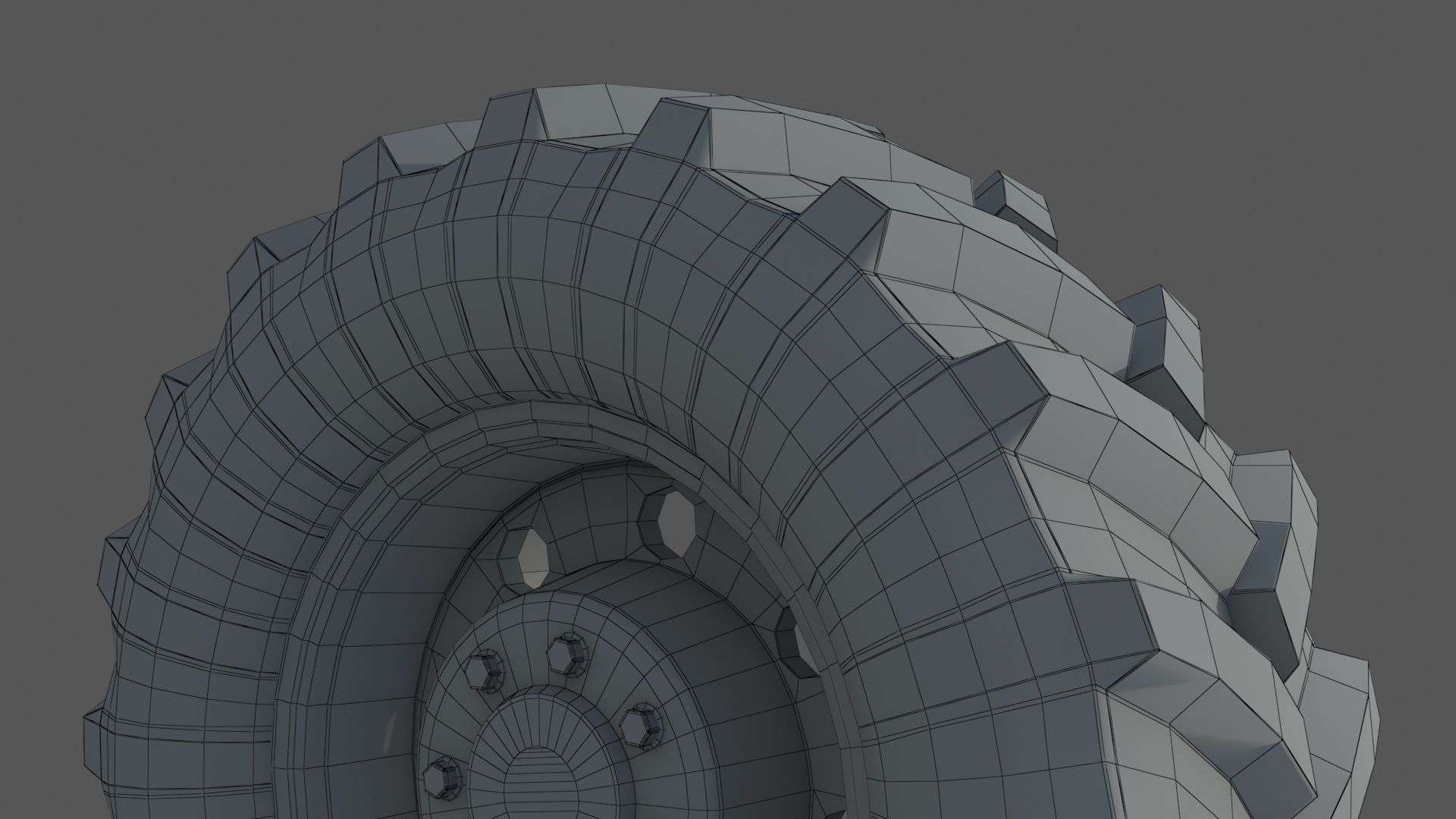 Tractor wheelset 3D model_10