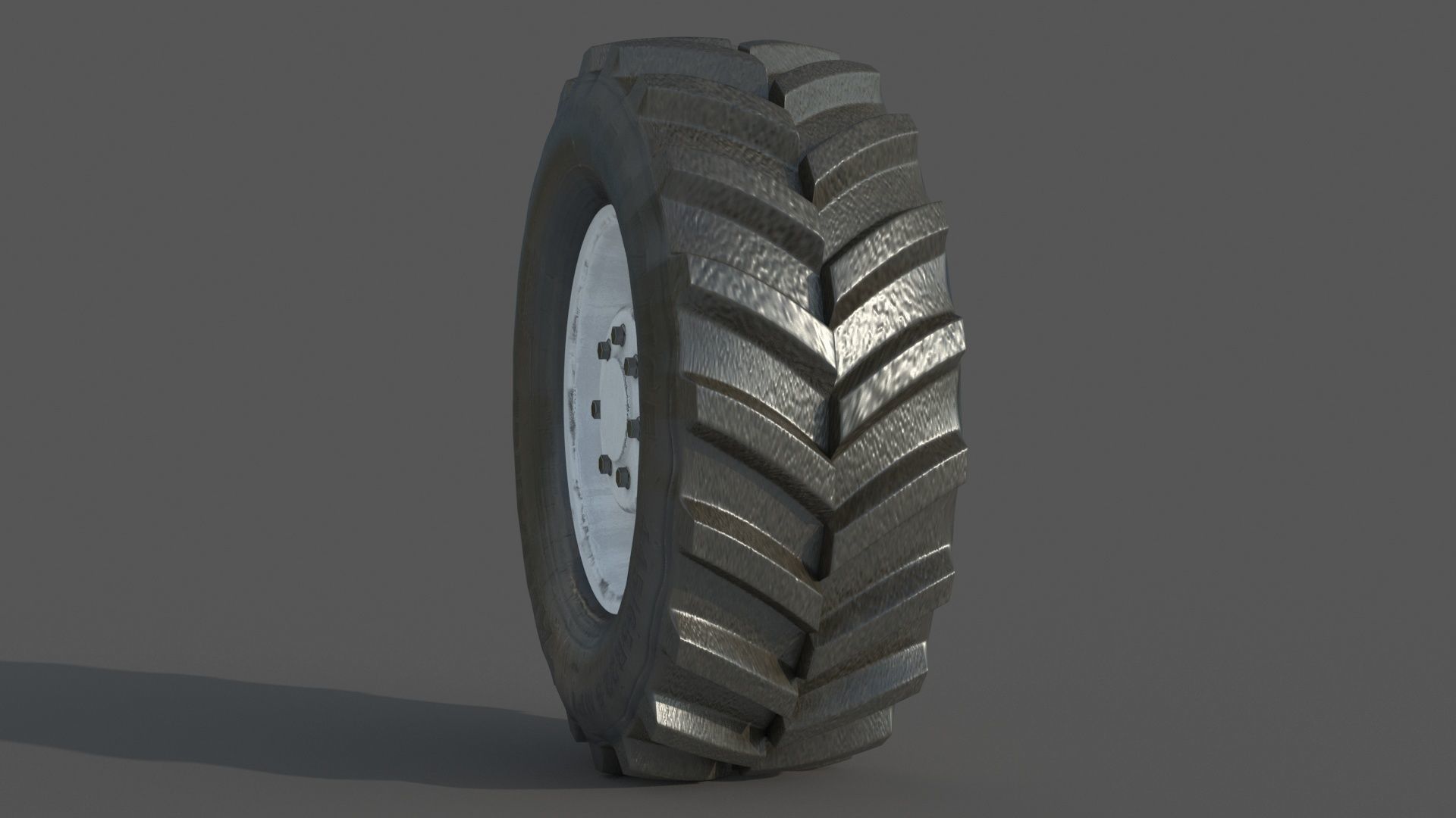 Tractor wheelset 3D model_8