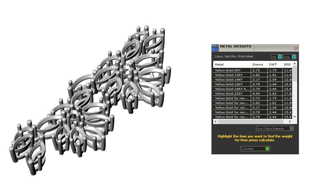 Earring 009 3D print model_13