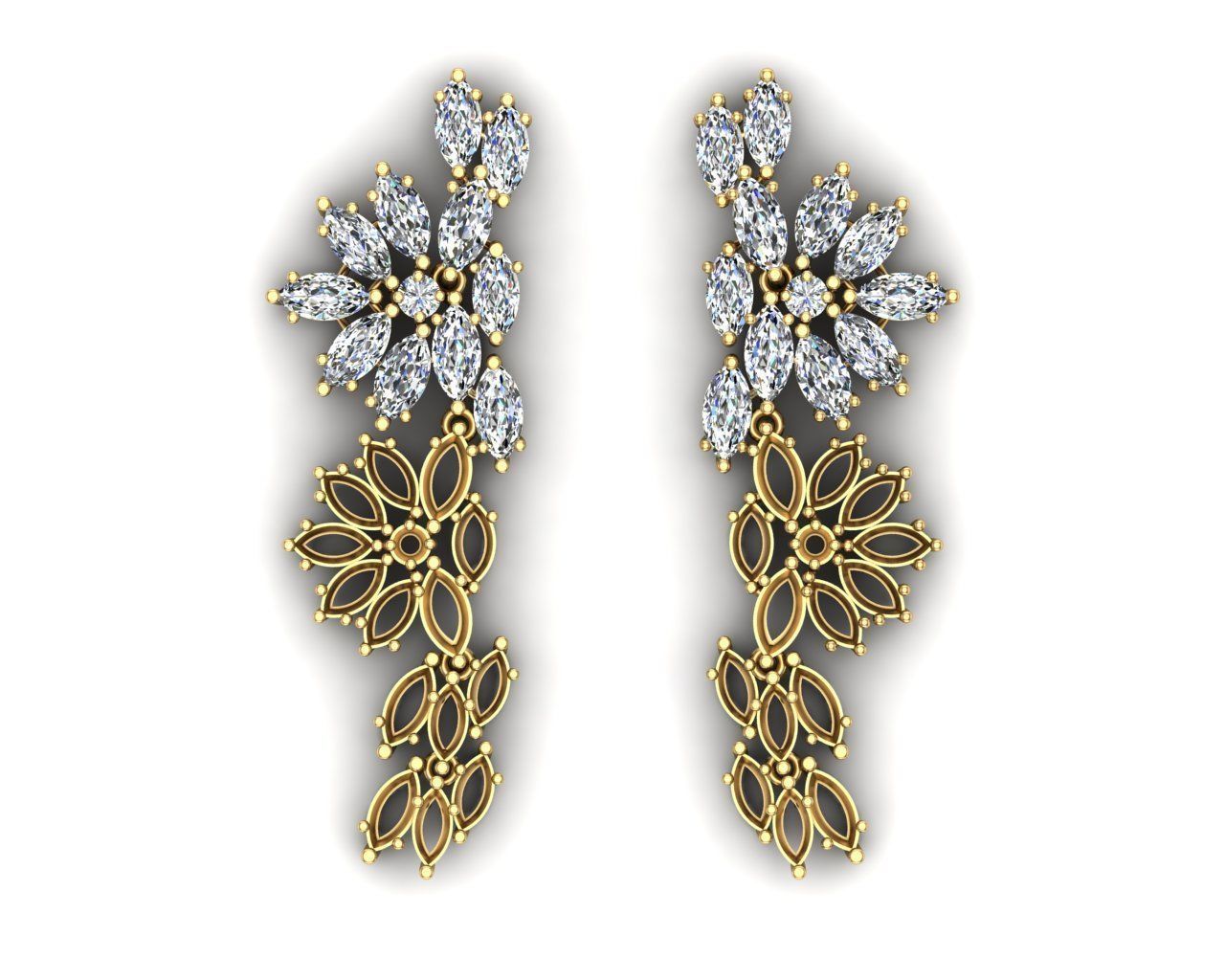 Earring 009 3D print model_2