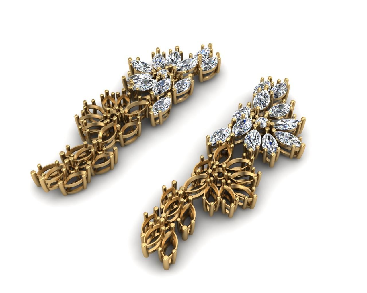 Earring 009 3D print model_16