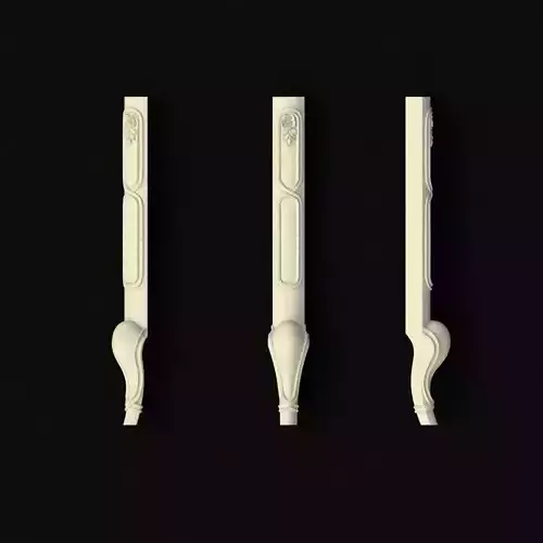leg High quality 3d models for processing on a cnc machine