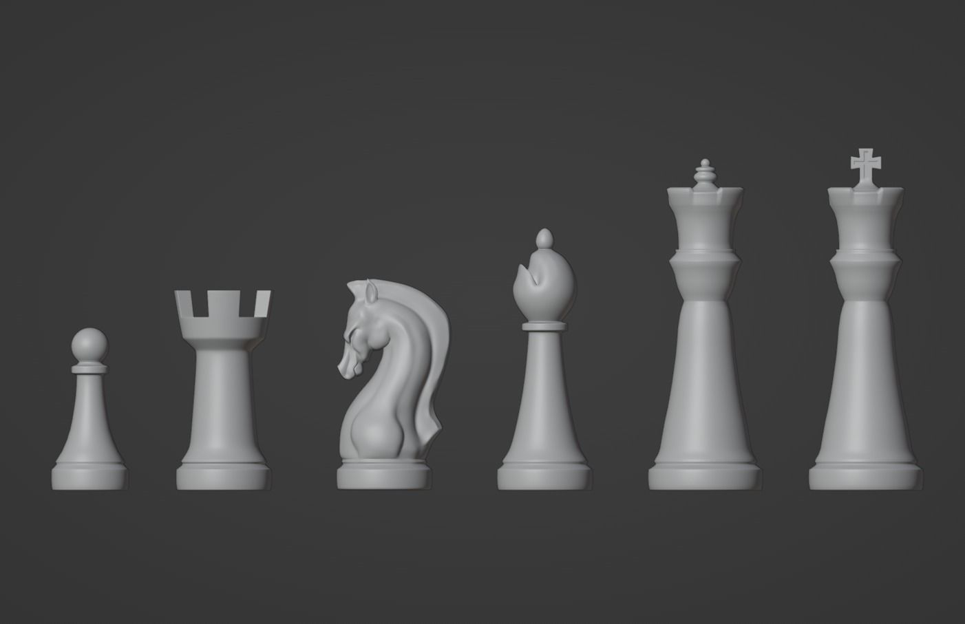 Chess Board Free 3D model_1