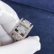 CG302 gold and diamond flower band ring 3D print model_23