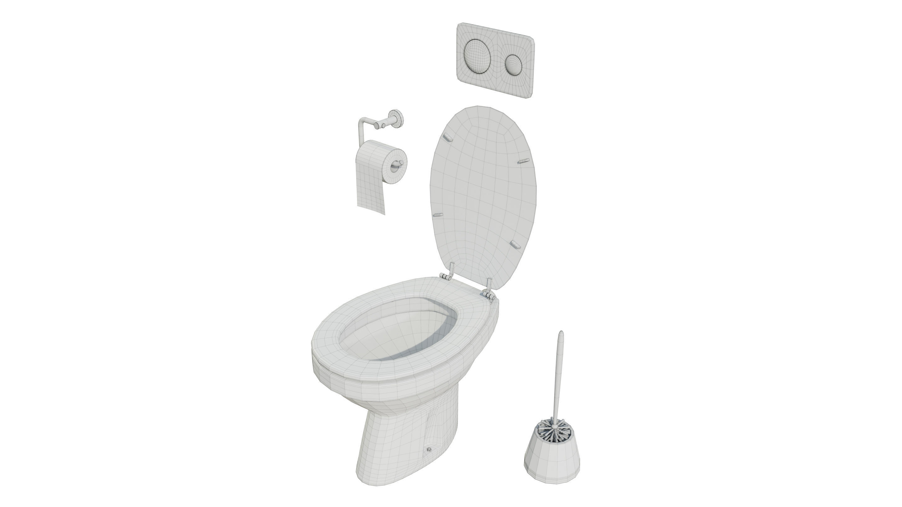 Toilet 3D model_13