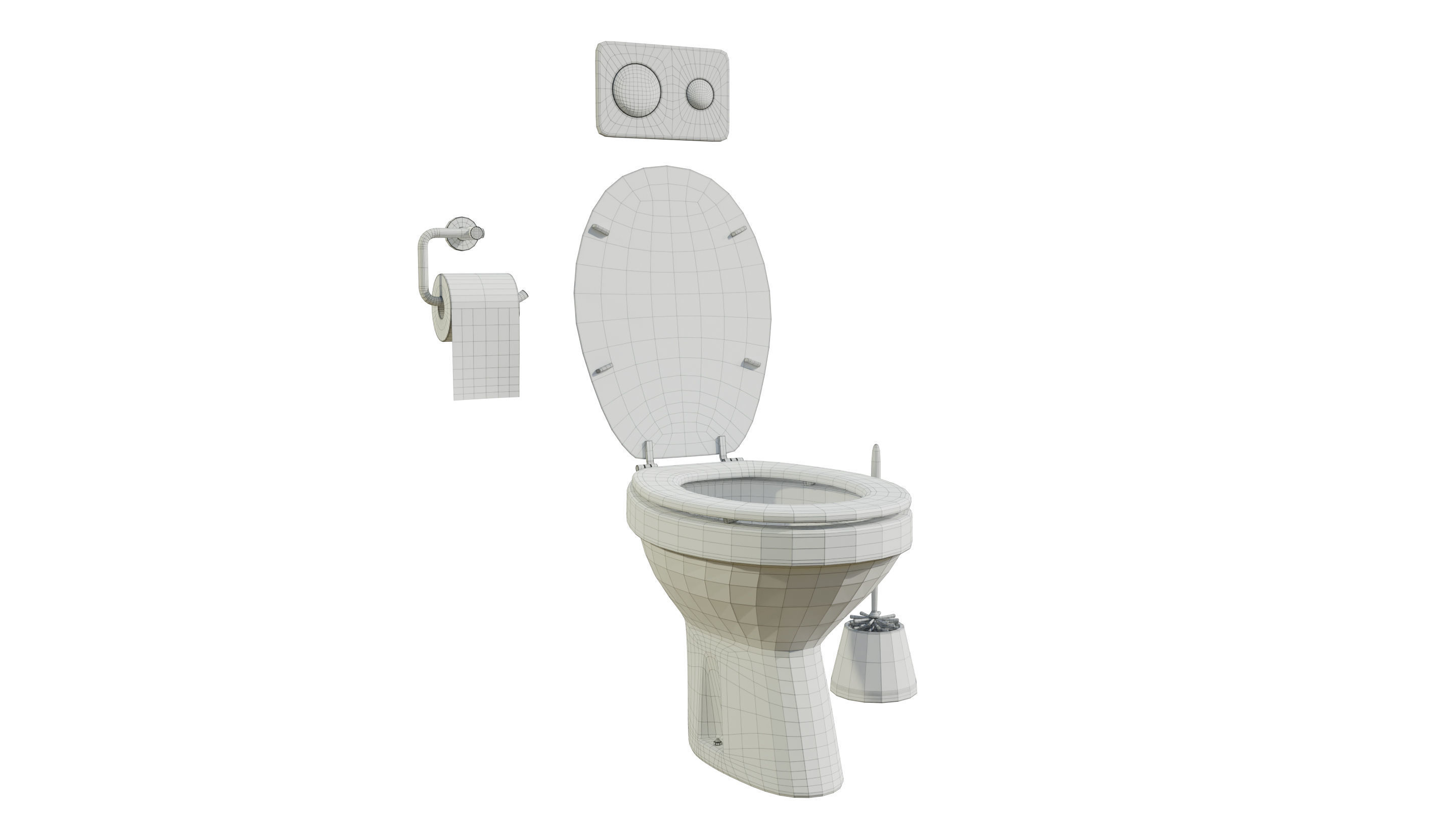 Toilet 3D model_16
