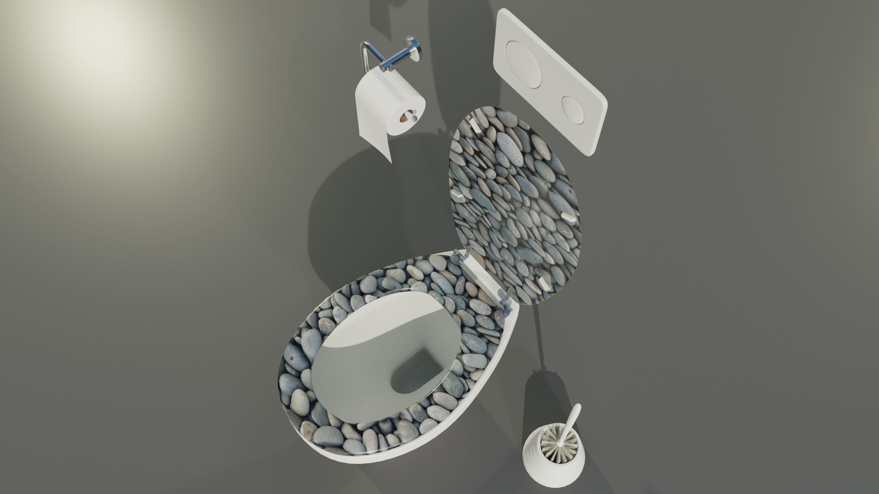 Toilet 3D model_9