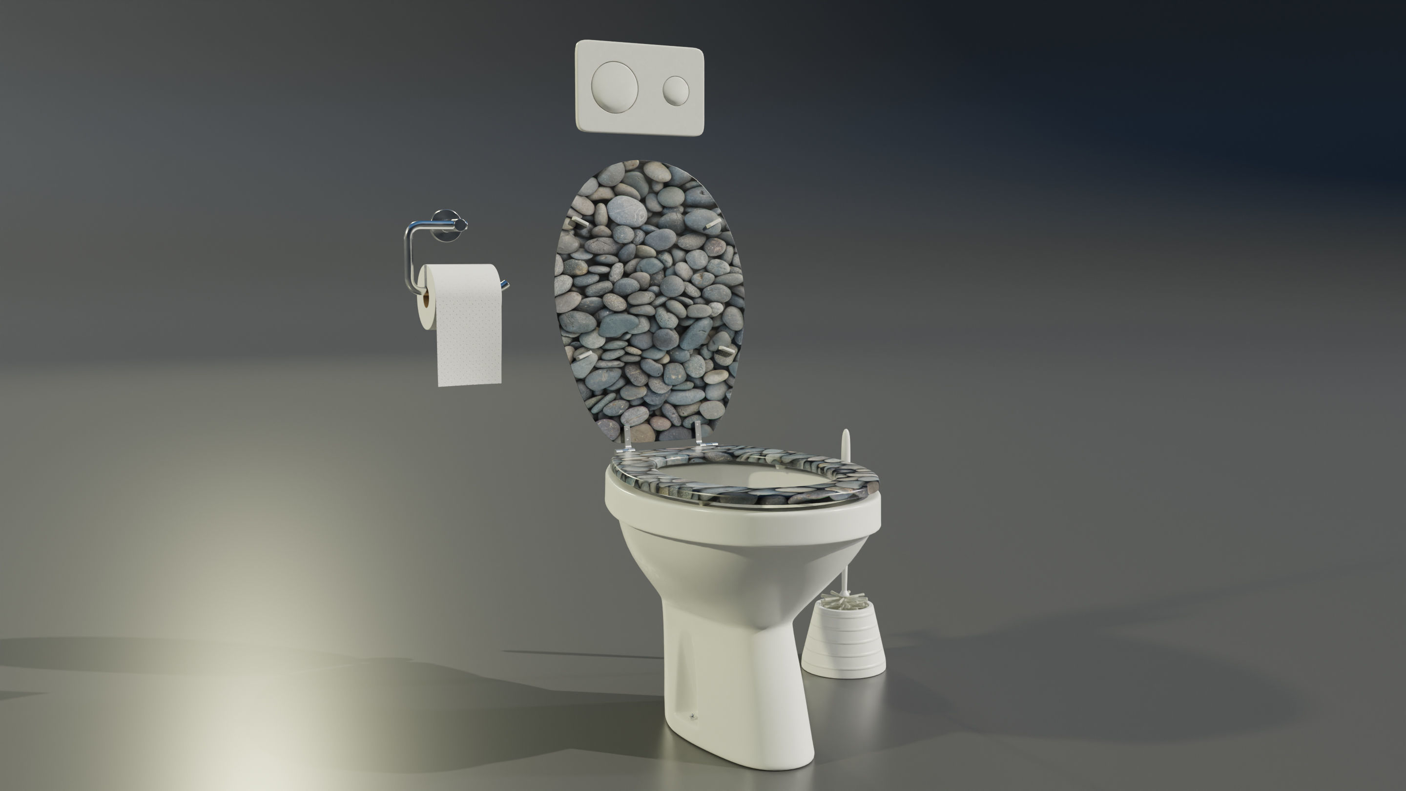 Toilet 3D model_6