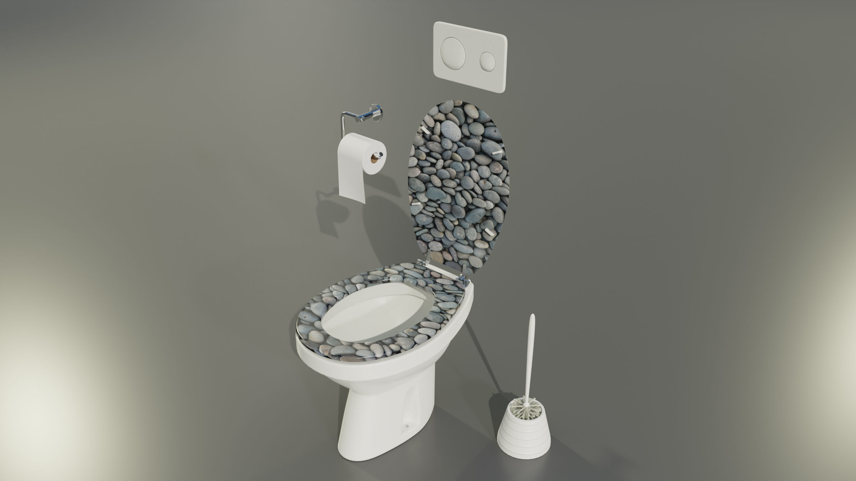 Toilet 3D model_3