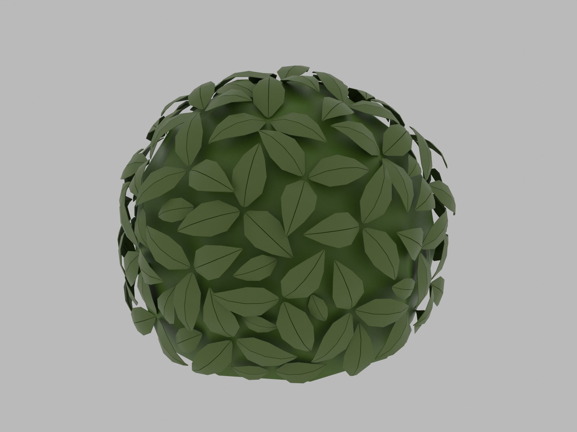 Gazebo Low-poly 3D model_3