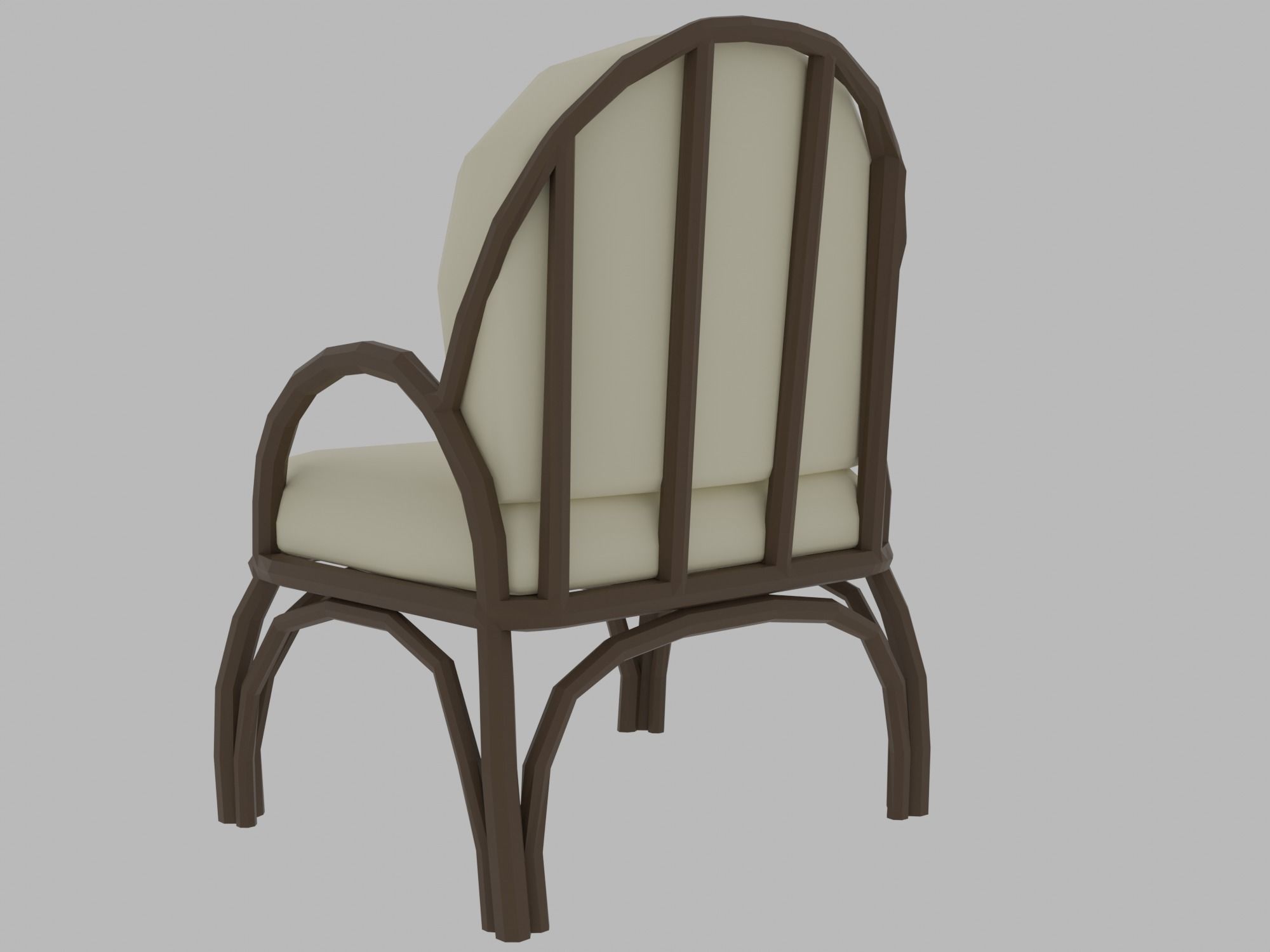 Gazebo Low-poly 3D model_14