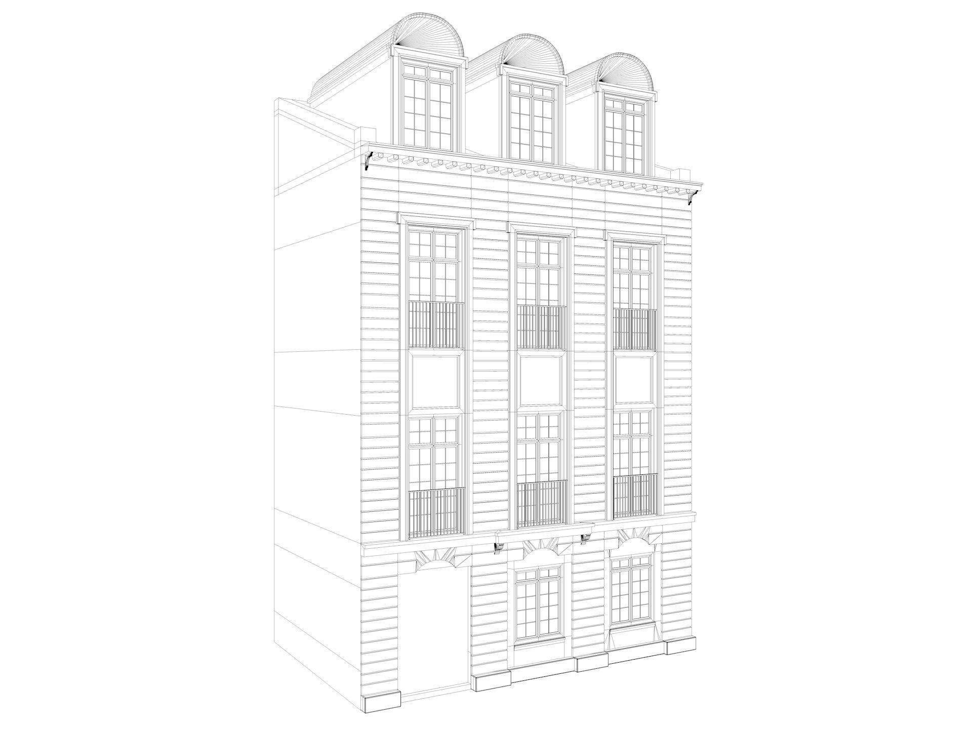 European building 1 3D model_7