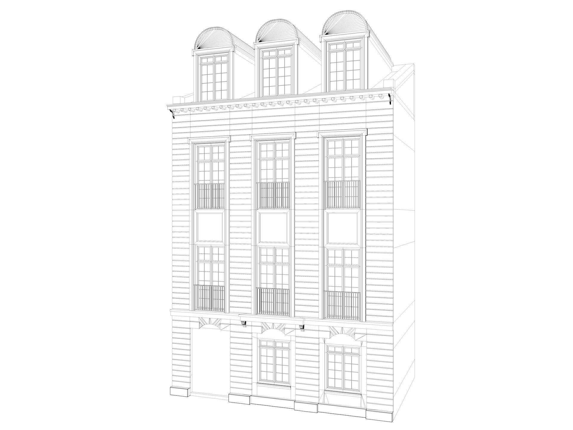 European building 1 3D model_5