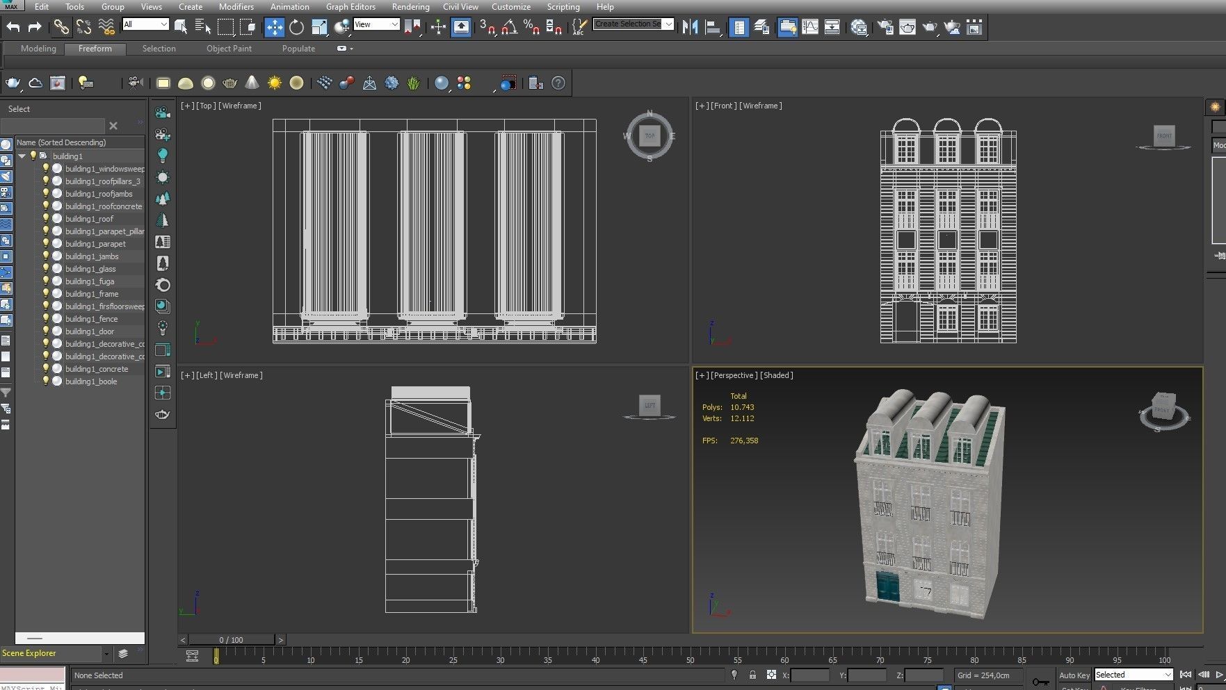 European building 1 3D model_12