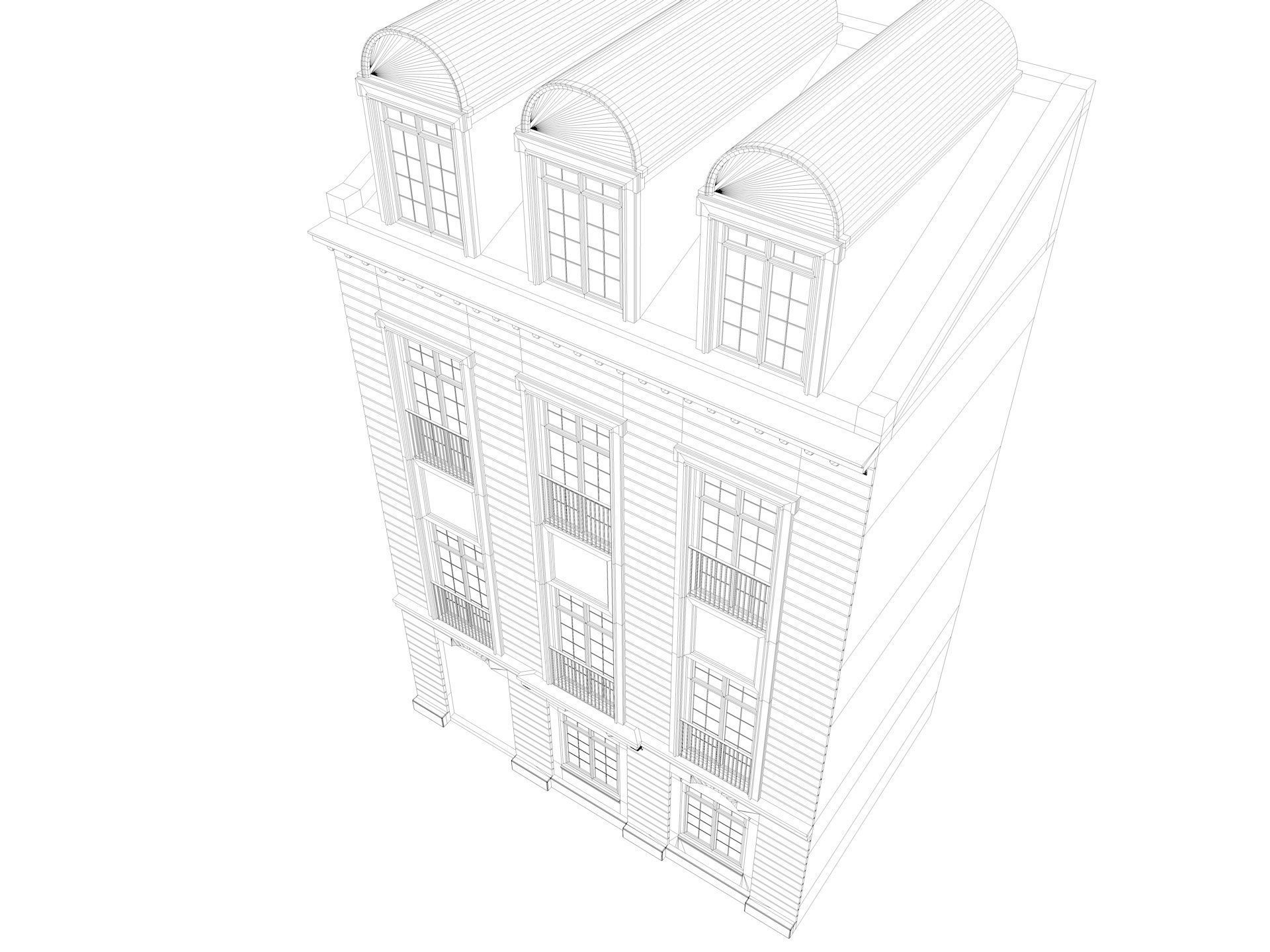 European building 1 3D model_9