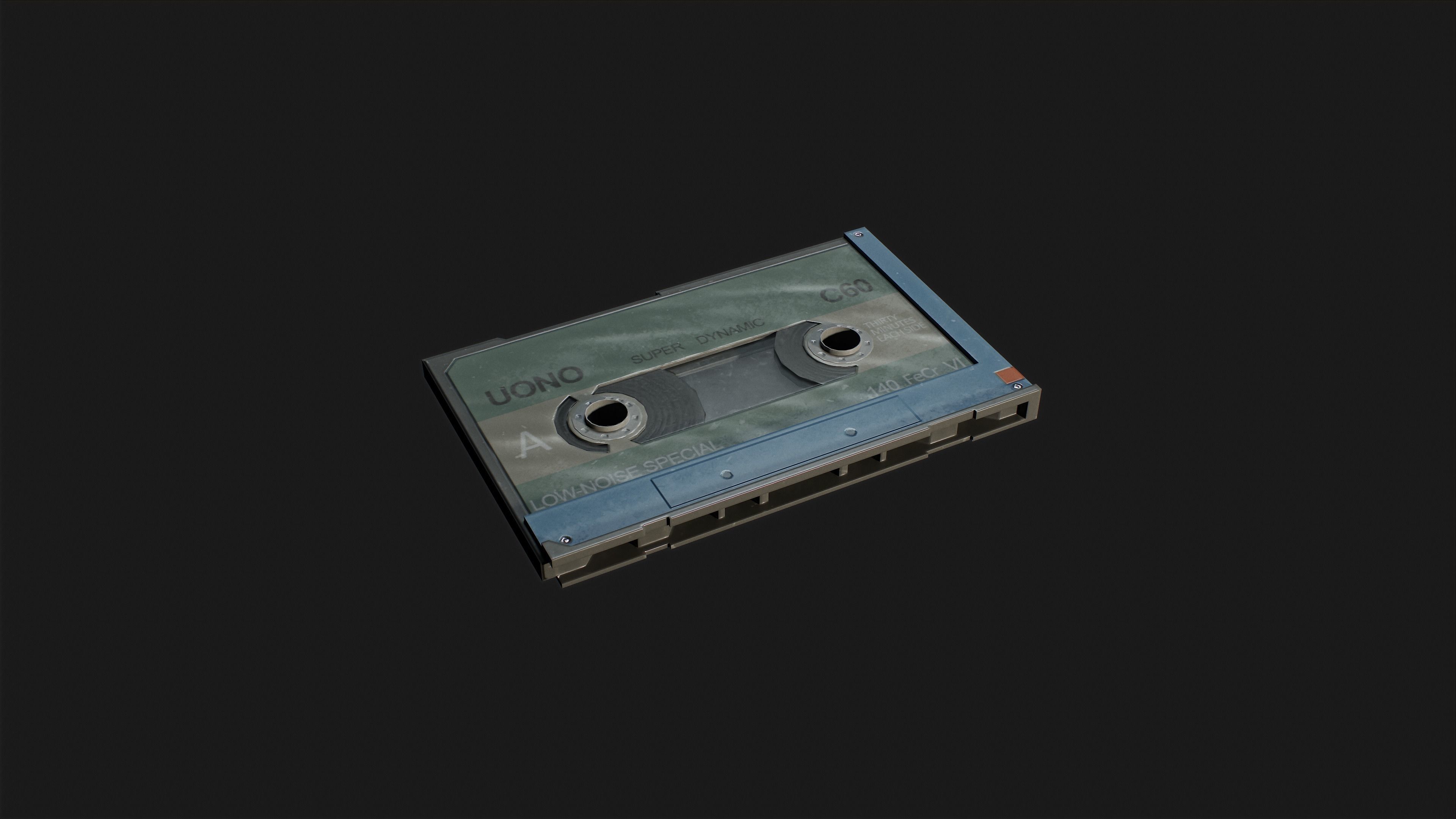 Cassettes Pack 02 Low-poly 3D model Low-poly 3D model_2