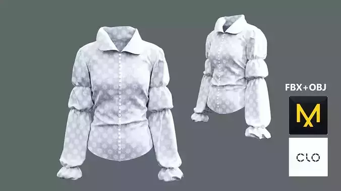 Blouse Marvelous Designer