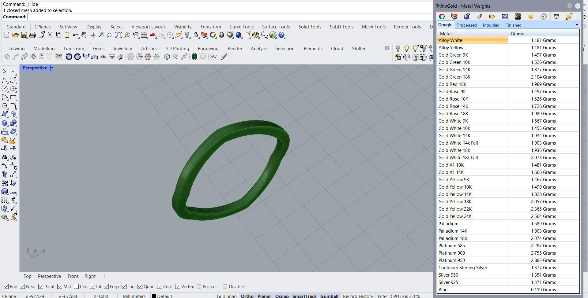 Ring 003 model 1 3D printable Free 3D print model_7