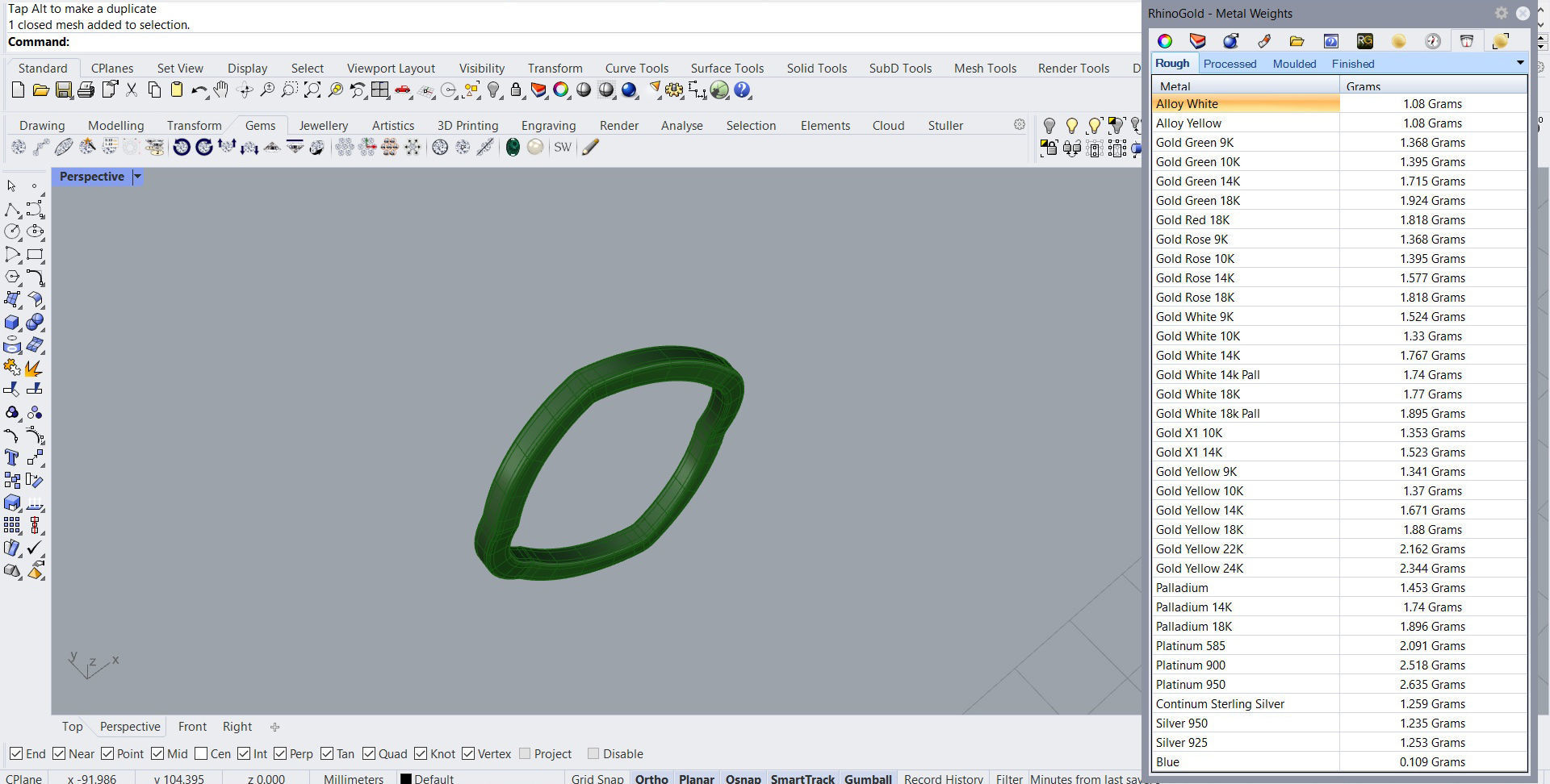 Ring 003 model 1 3D printable Free 3D print model_3