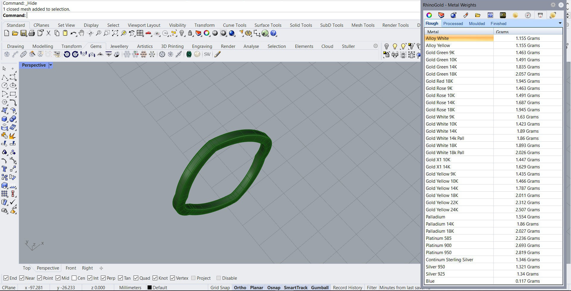 Ring 003 model 1 3D printable Free 3D print model_6