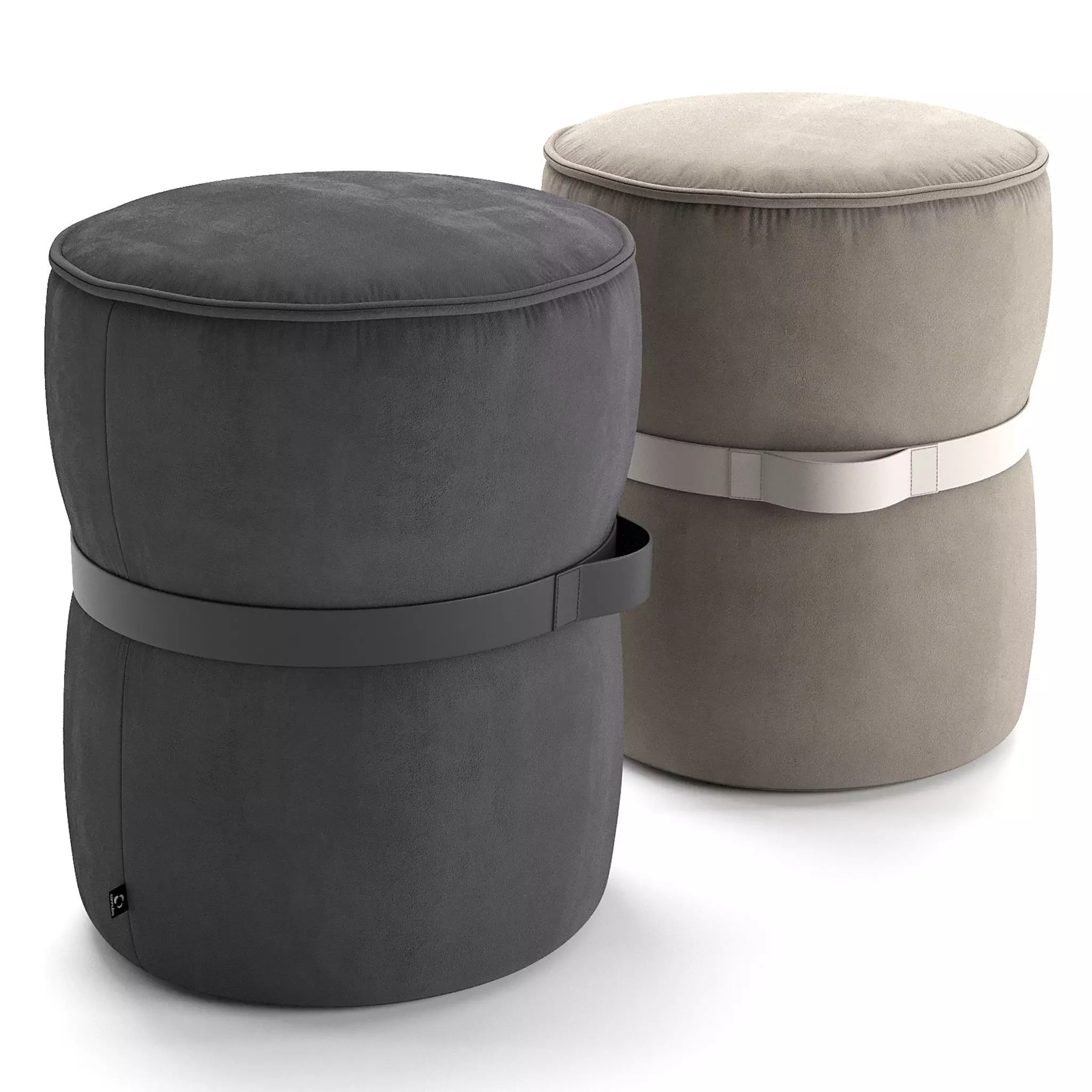 Connubia Pouf 3D model_0