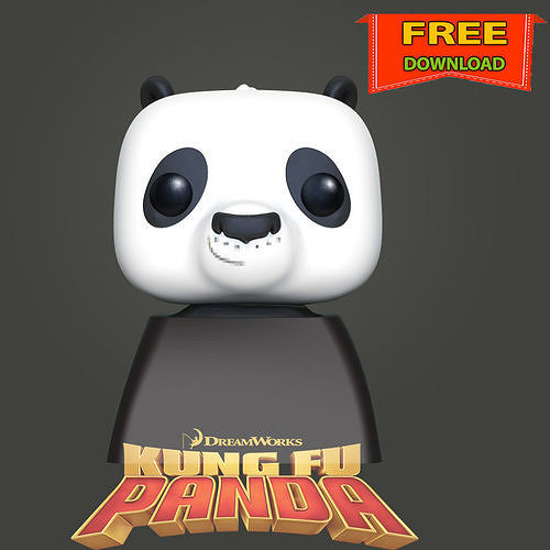 Panda Keycap Free 3D print model