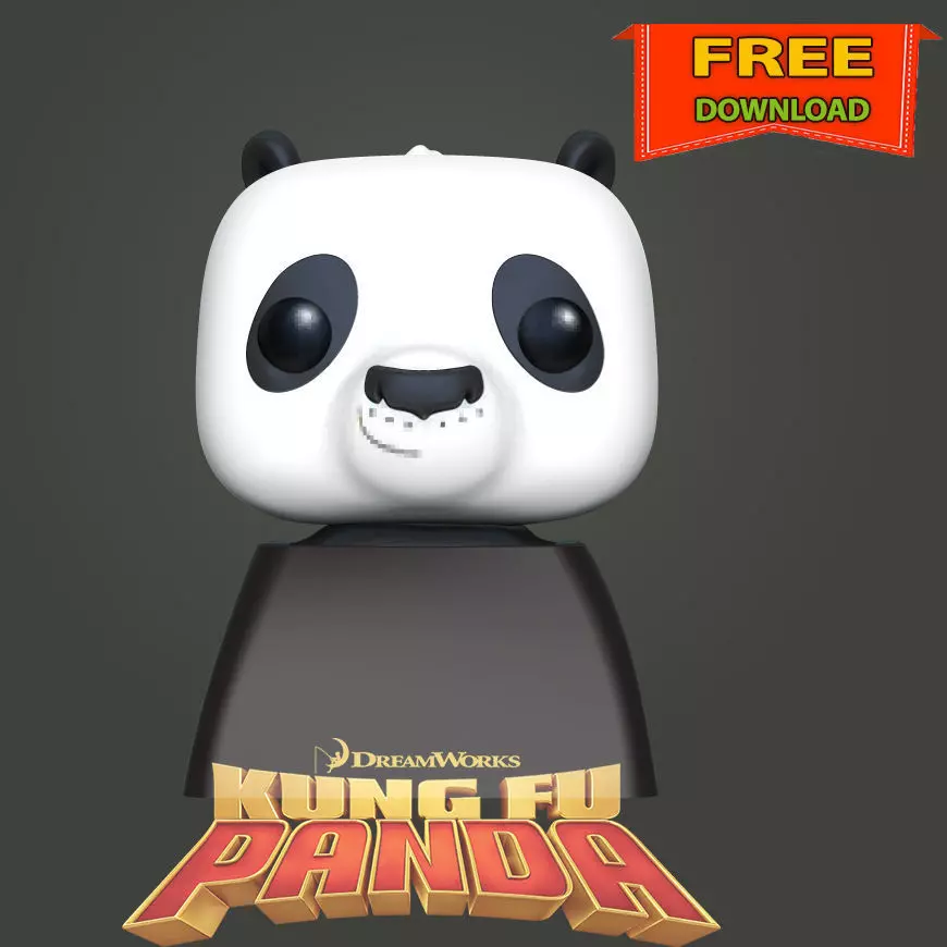 Panda Keycap Free 3D print model