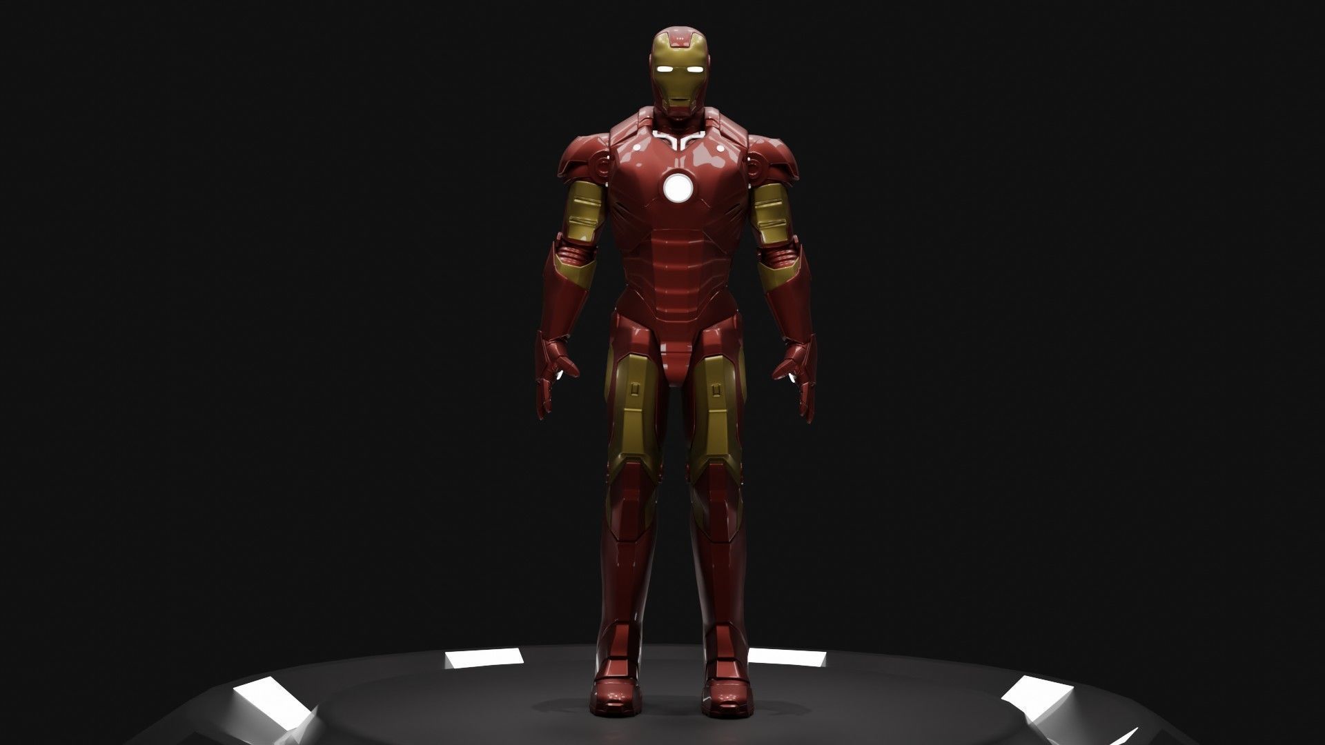 Iron Man Free 3D model_2