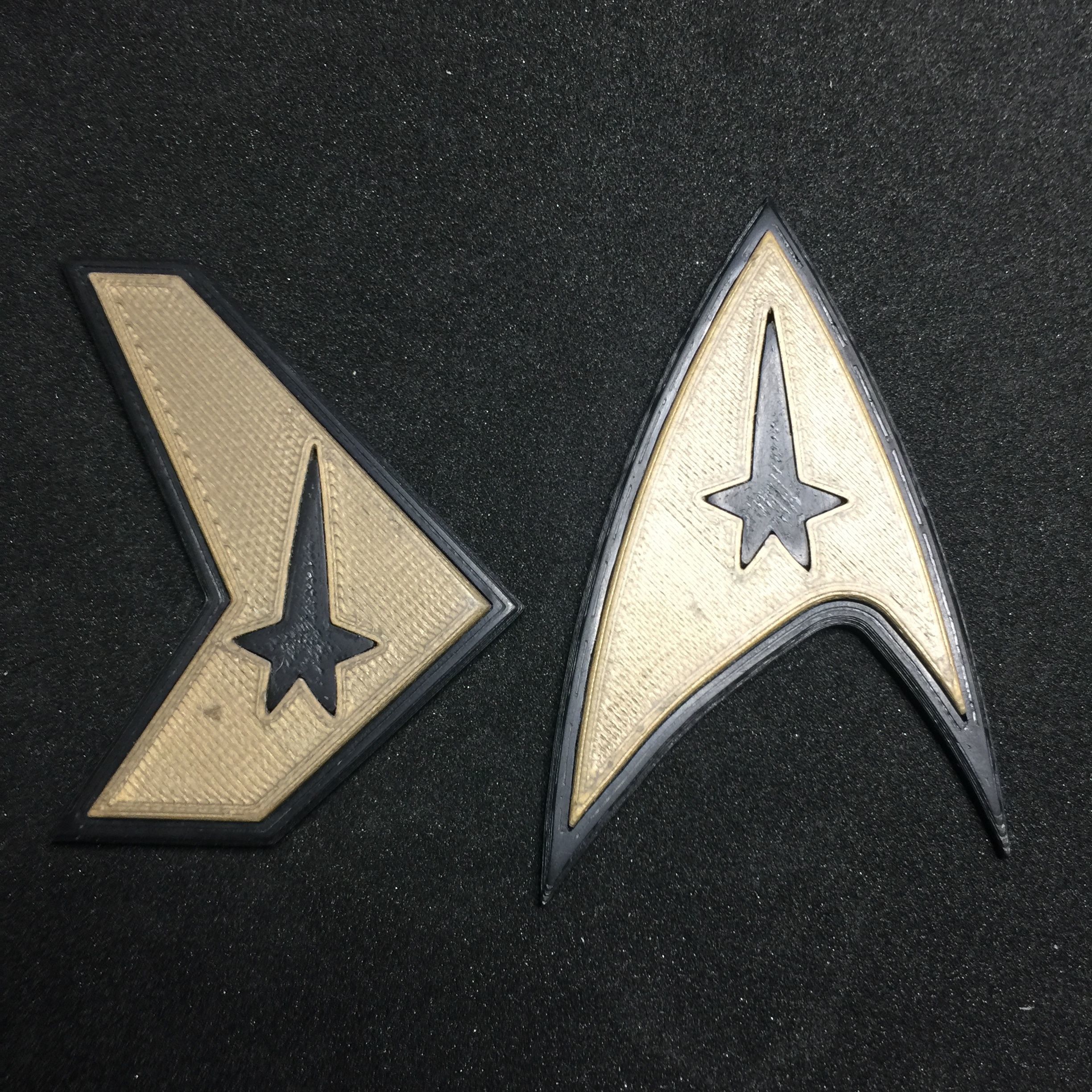 Star Trek Original Constitution class Starship Emblem Badges 3D print model_2